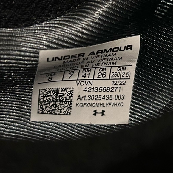 New Under Armour Men's Project Rock 5 Running Shoes  - Size 8 / EU41 NWOB - Picture 4 of 4